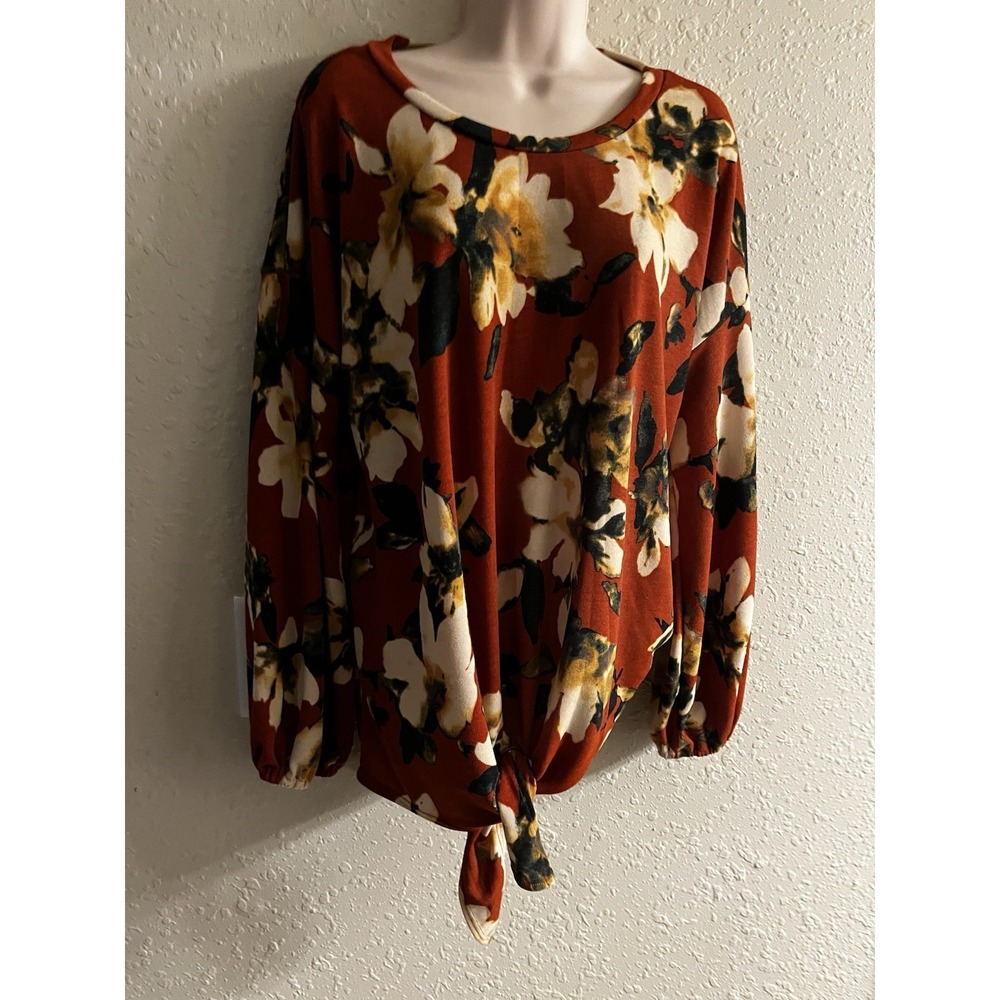 New Large PS Kate Floral Bottom Tie Top #4* 10